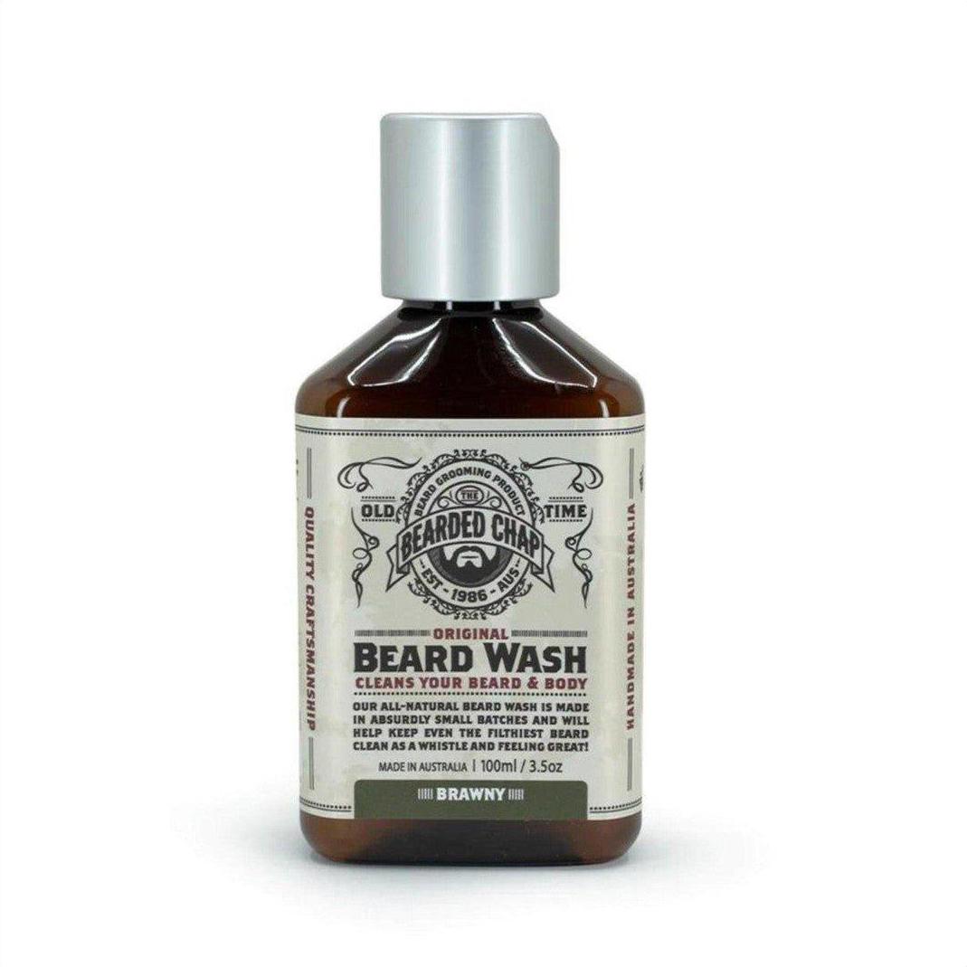 The Bearded Chap Original Beard Wash Brawny 100ml - Cosmetics Fragrance Direct-9349410000318