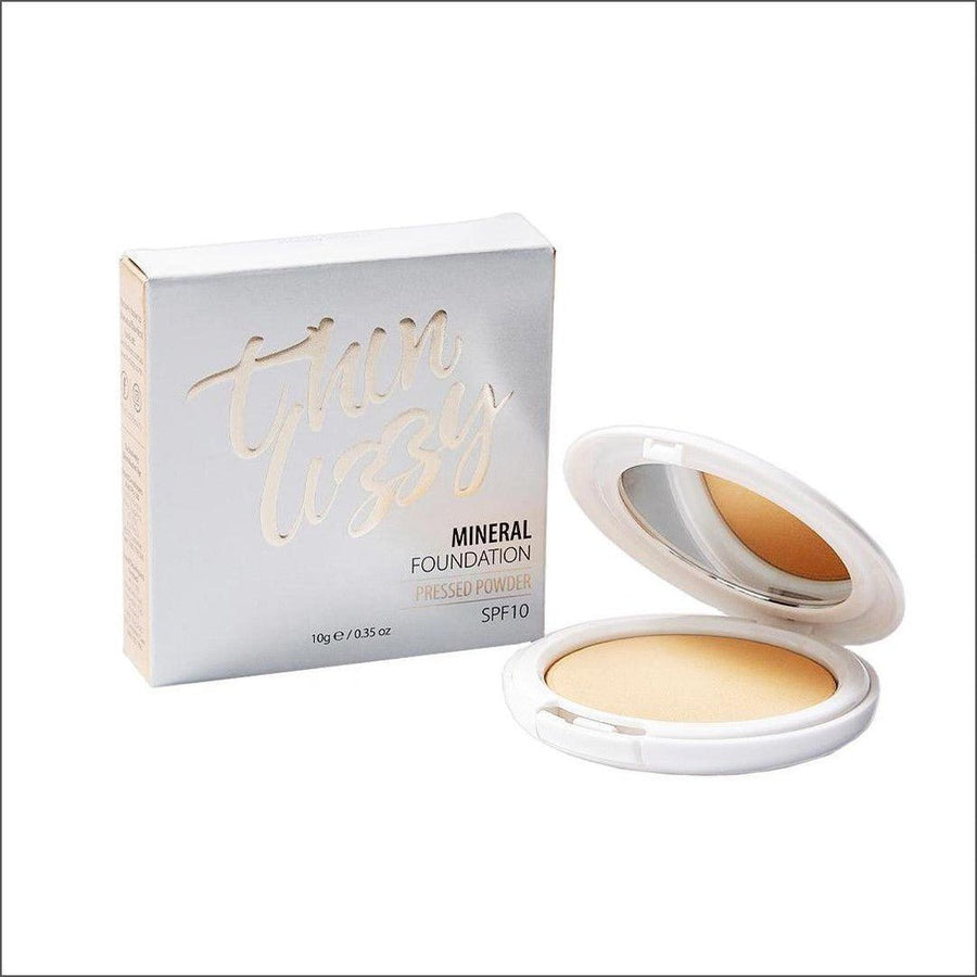 Thin Lizzy Mineral Foundation Pressed Powder Bootylicious 10g - Cosmetics Fragrance Direct-9421030509294