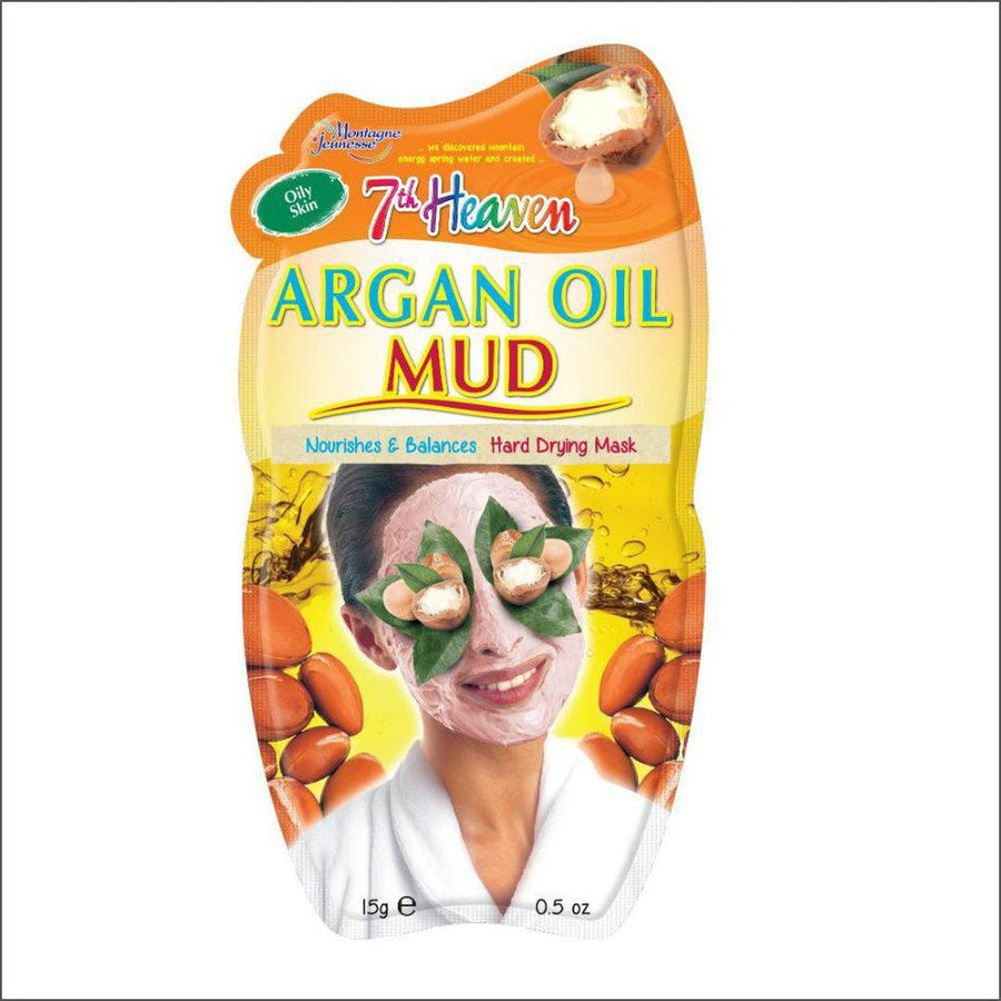 7th Heaven Argan Oil Mud Mask 15g - Cosmetics Fragrance Direct-083800035649