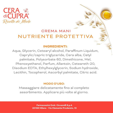 Cera di Cupra Ricette di Miele Hand Cream 75 ml