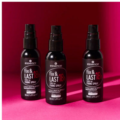 Essence fix & LAST 18h make-up FIXING SPRAY Instant Matte Effect Waterproof