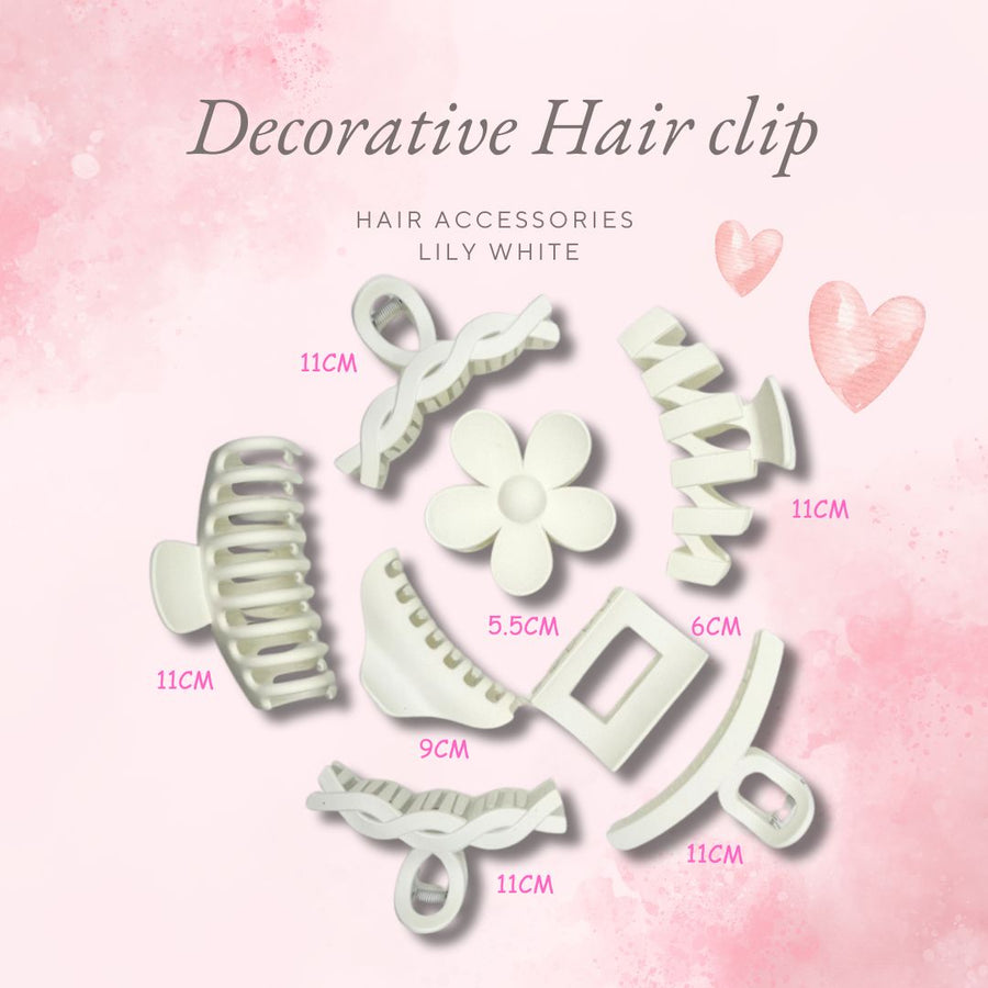 Hair accessories - 8 Piece Hair Clip Set