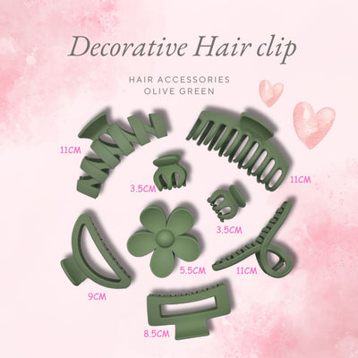 Hair accessories - 8 Piece Hair Clip Set