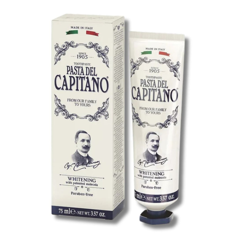 Pasta Gel Capitano 1905 Toothpaste Whitening 75ml