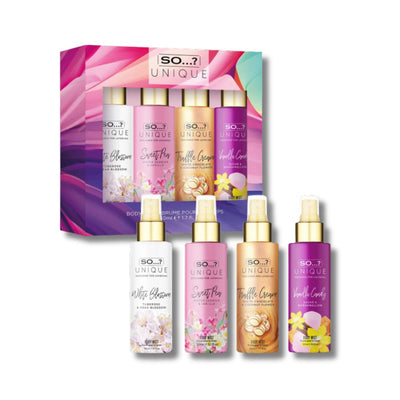 SO...? Unique Mini Body Mist Gift Set 4x50ml