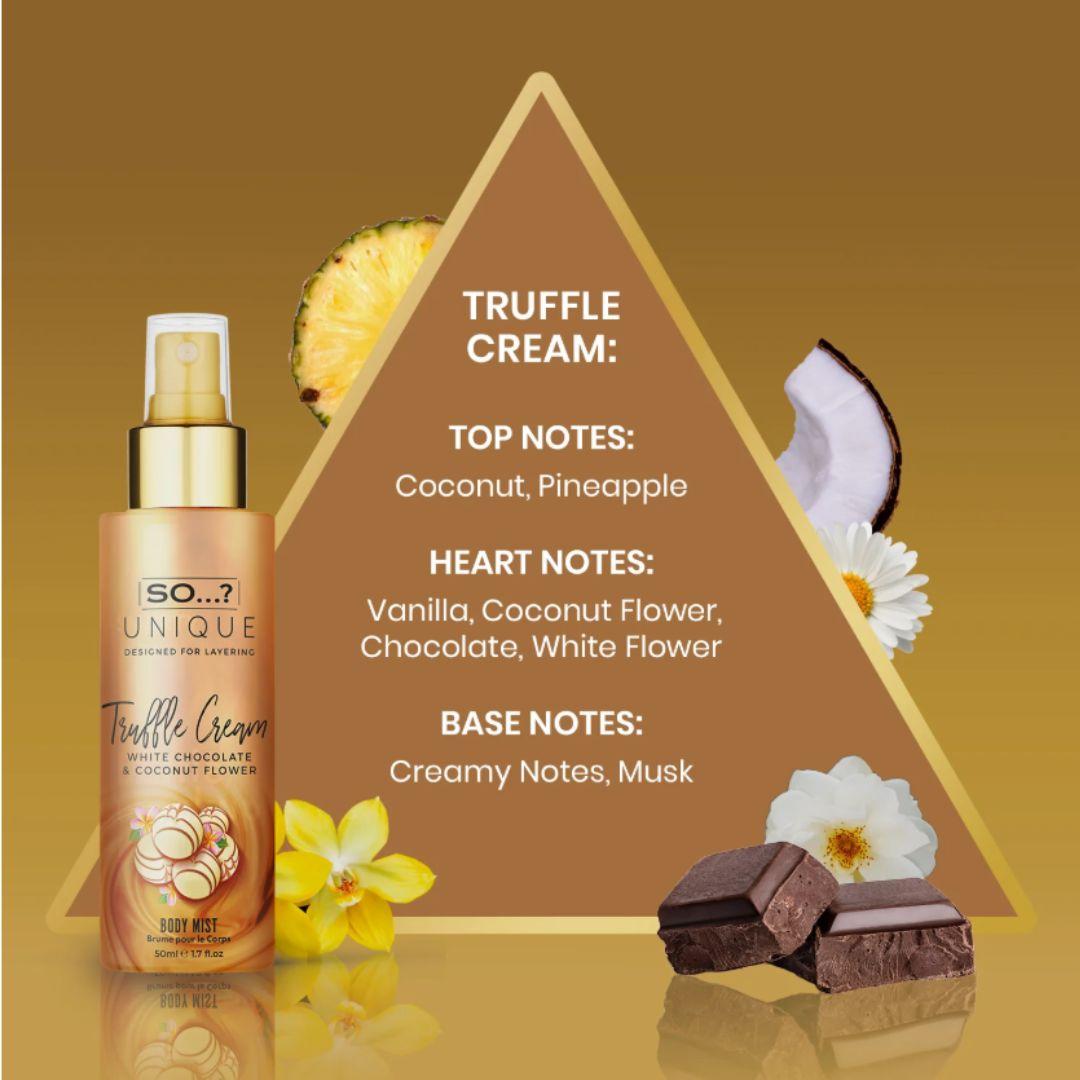 Truffle Cream Body Mist Tesco So Unique Vanilla Candy Body Mist