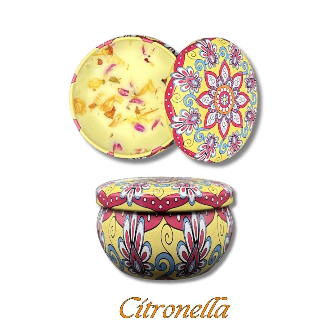 Scented Fragrant Candles Wick Candles Soy Wax Lidded Jar 62.4gm