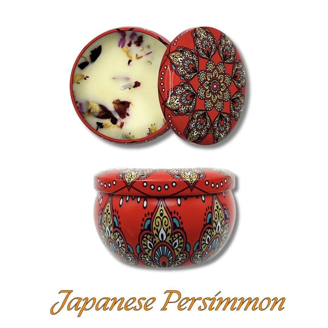 Scented Fragrant Candles Wick Candles Soy Wax Lidded Jar 62.4gm