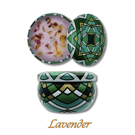 Scented Fragrant Candles Wick Candles Soy Wax Lidded Jar 62.4gm