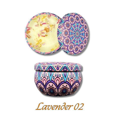 Scented Fragrant Candles Wick Candles Soy Wax Lidded Jar 62.4gm