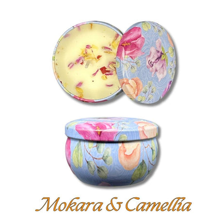 Scented Fragrant Candles Wick Candles Soy Wax Lidded Jar 62.4gm