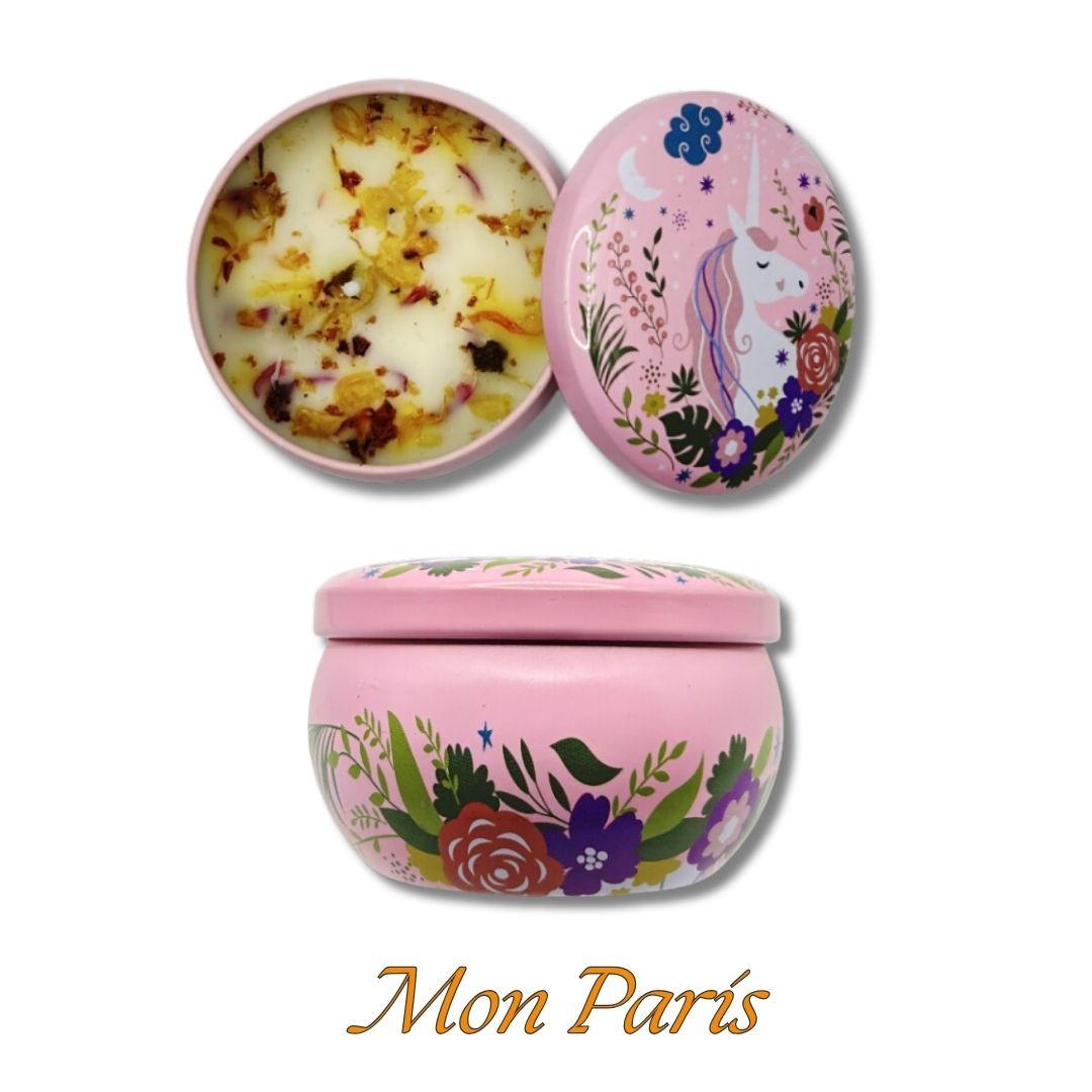 Scented Fragrant Candles Wick Candles Soy Wax Lidded Jar 62.4gm