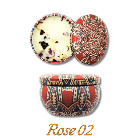 Scented Fragrant Candles Wick Candles Soy Wax Lidded Jar 62.4gm