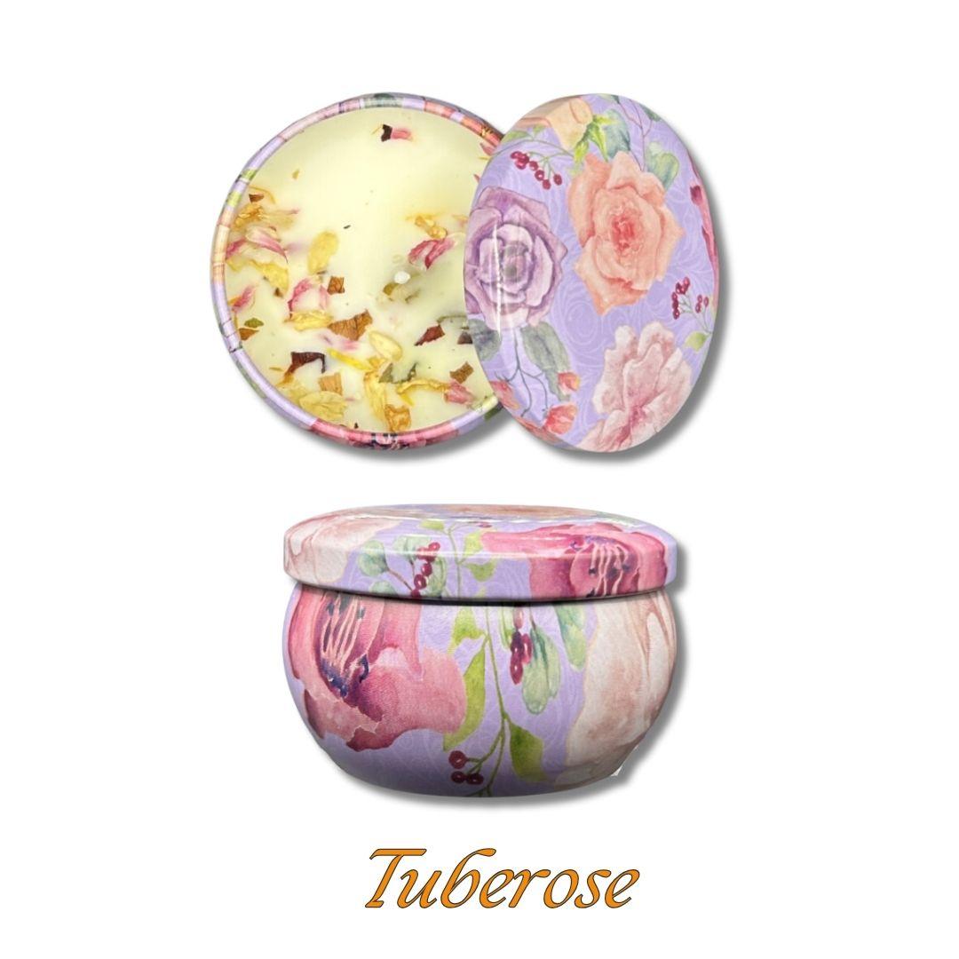 Scented Fragrant Candles Wick Candles Soy Wax Lidded Jar 62.4gm