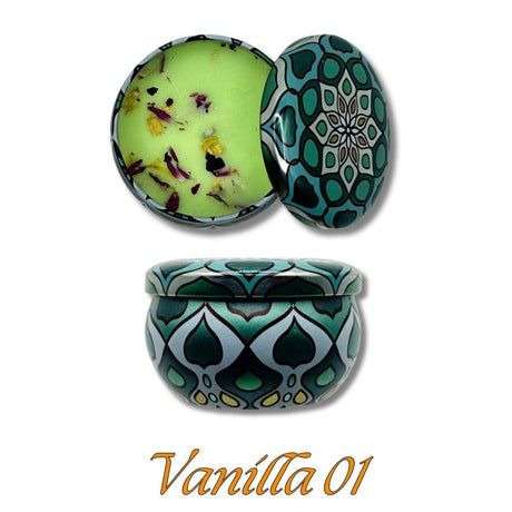 Scented Fragrant Candles Wick Candles Soy Wax Lidded Jar 62.4gm