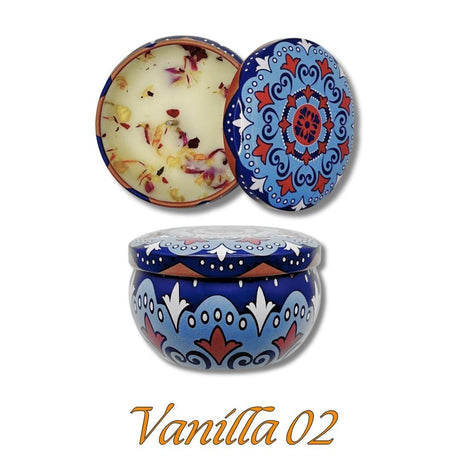 Scented Fragrant Candles Wick Candles Soy Wax Lidded Jar 62.4gm