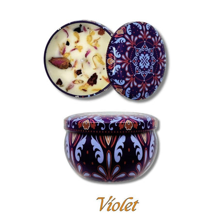 Scented Fragrant Candles Wick Candles Soy Wax Lidded Jar 62.4gm