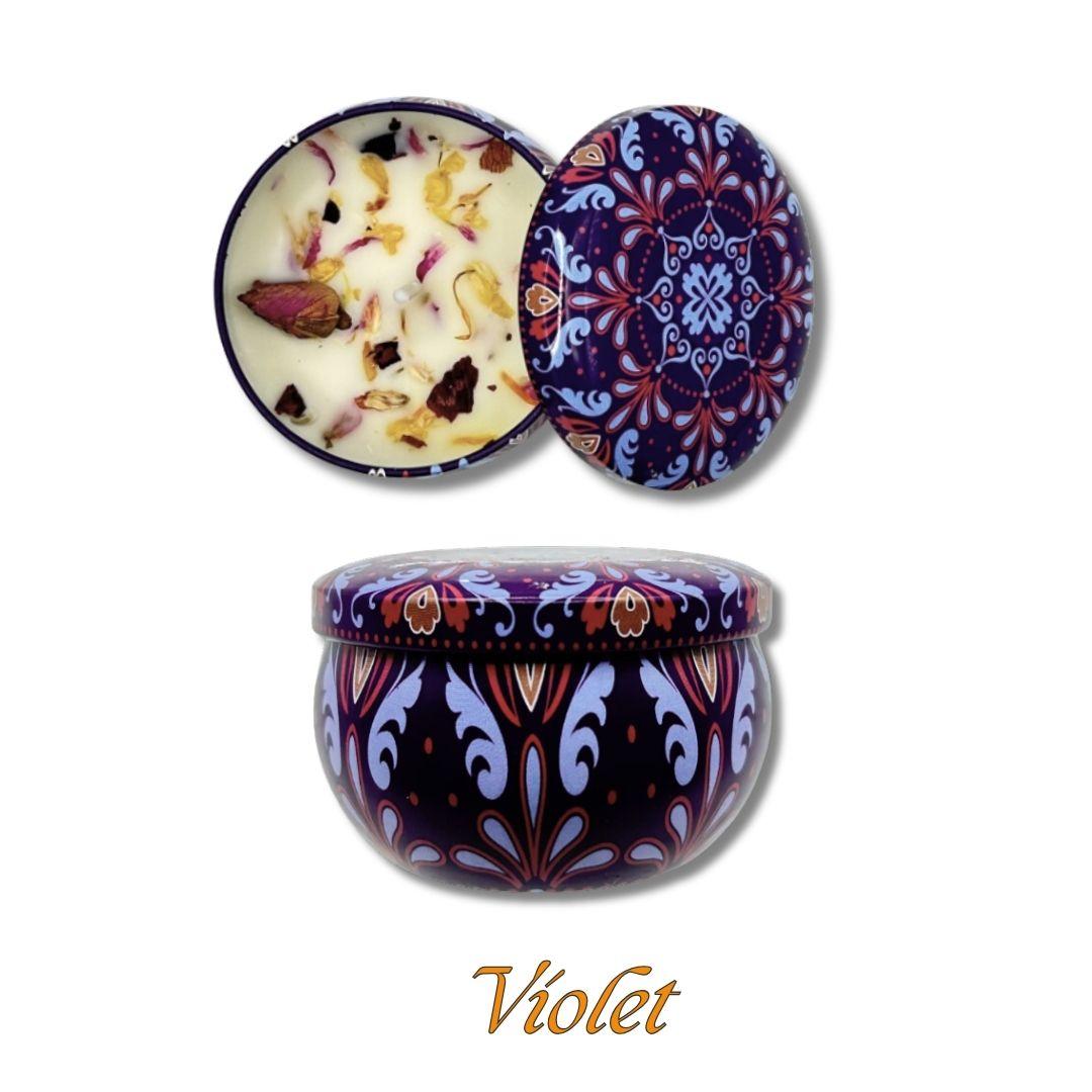 Scented Fragrant Candles Wick Candles Soy Wax Lidded Jar 62.4gm