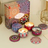 Scented Fragrant Candles Wick Candles Soy Wax Lidded Jar 62.4gm