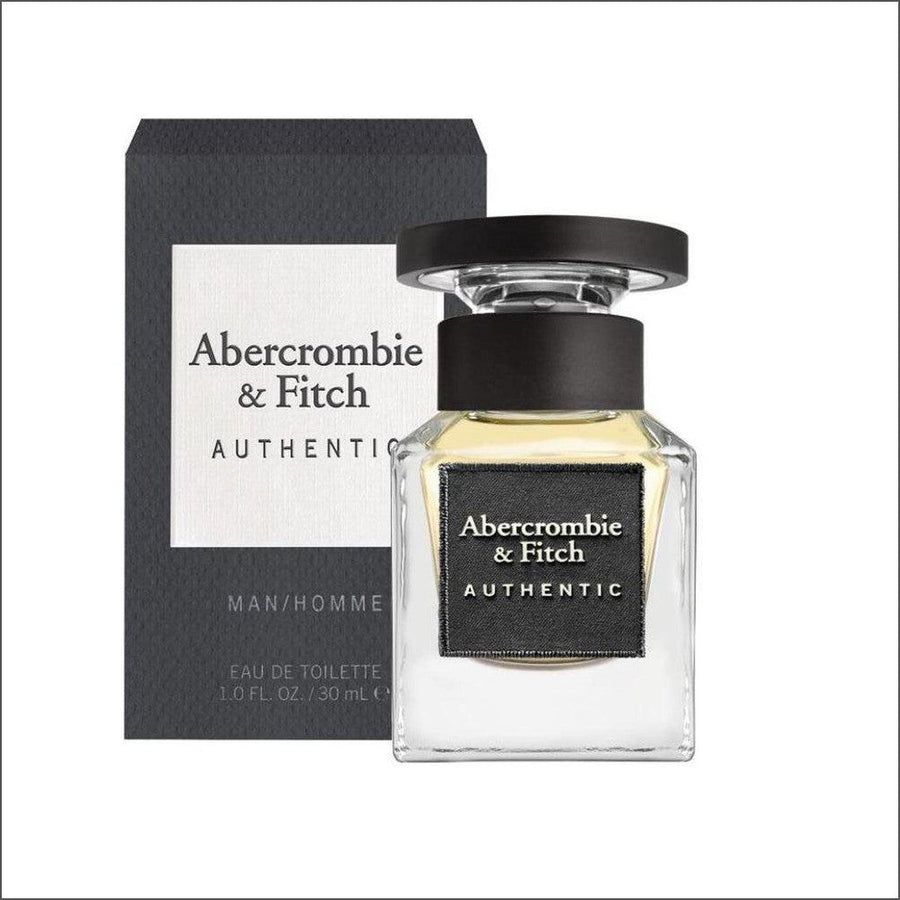 Abercrombie & Fitch Authentic Man Eau de Toilette 30ml - Cosmetics Fragrance Direct-085715166036