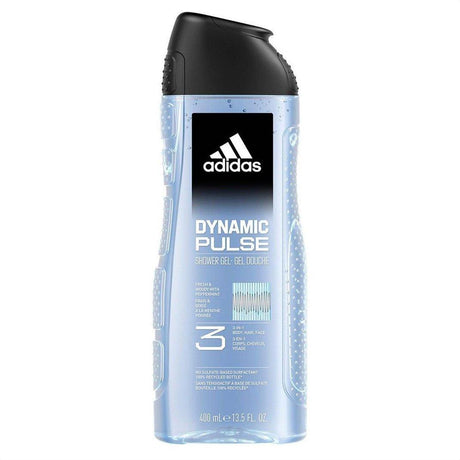 Adidas Dynamic Pulse 3In1 Shower Gel 400ml - Cosmetics Fragrance Direct-3616303459093