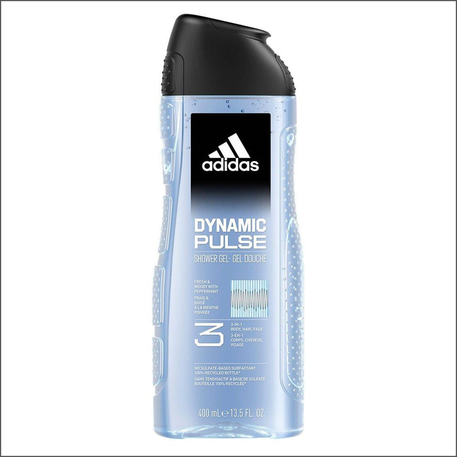 Adidas Dynamic Pulse 3In1 Shower Gel 400ml - Cosmetics Fragrance Direct-3616303459093