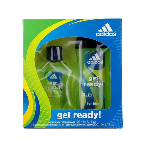 Adidas Get Ready After Shave Gift Set - Cosmetics Fragrance Direct-3607343564052