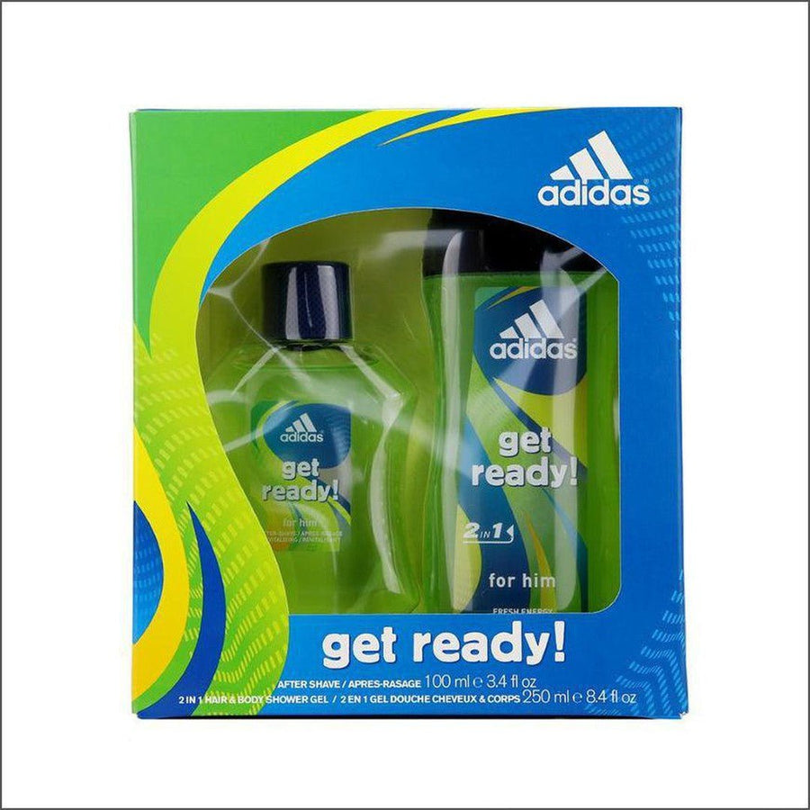 Adidas Get Ready After Shave Gift Set - Cosmetics Fragrance Direct-3607343564052