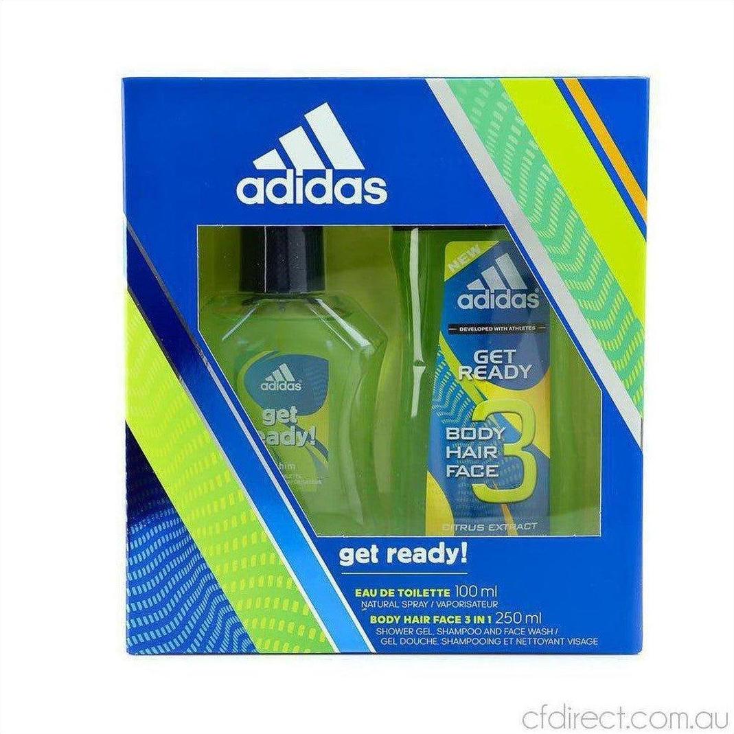 Adidas Get Ready Eau de Toilette Gift Set - Cosmetics Fragrance Direct-3.61422E+12