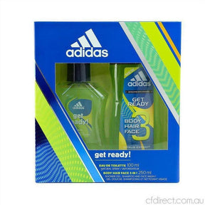 Adidas Get Ready Eau de Toilette Gift Set - Cosmetics Fragrance Direct-3.61422E+12
