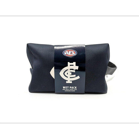 AFL Carlton Blues Toiletry Bag Gift Set - Cosmetics Fragrance Direct-9349830024451