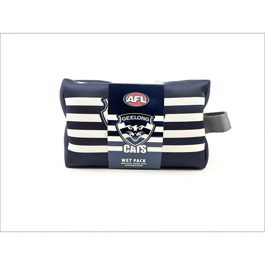 AFL Geelong Cats Toiletry Bag Gift Set - Cosmetics Fragrance Direct-9349830024482