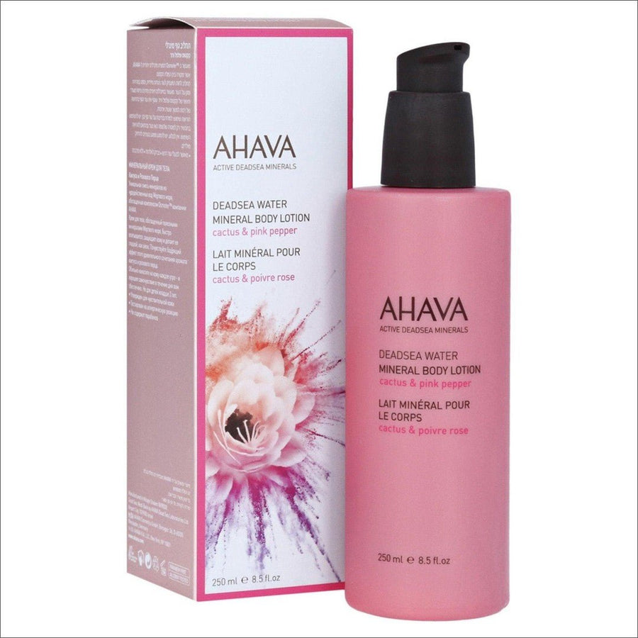 Ahava Dead Sea Water Mineral Body Lotion Cactus Pink Pepper 250ml - Cosmetics Fragrance Direct-697045153442