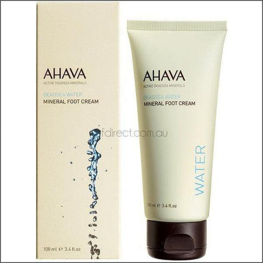 Ahava Dead Sea Water Mineral Foot Cream 100ml - Cosmetics Fragrance Direct-697045150137