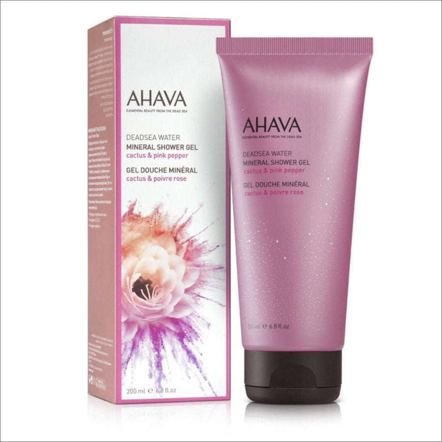Ahava Dead Sea Water Shower Gel Cactus Pink Pepper 200ml - Cosmetics Fragrance Direct-697045155729