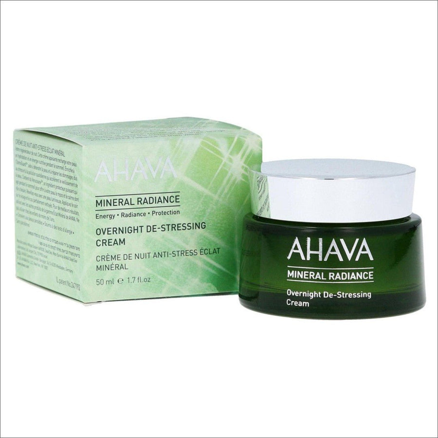 Ahava Mineral Radiance Overnight De-Stressing Cream 50ml - Cosmetics Fragrance Direct-697045155323