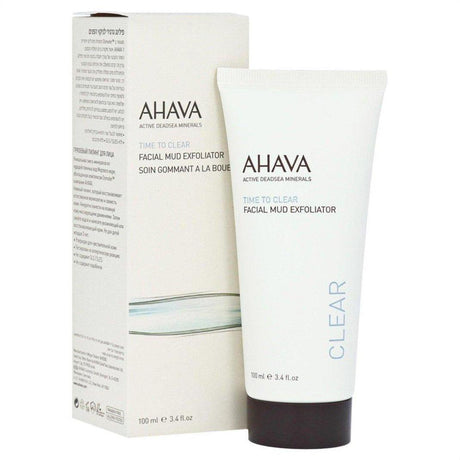 Ahava Time To Clear Facial Mud Exfoliator 100ml - Cosmetics Fragrance Direct-697045155149