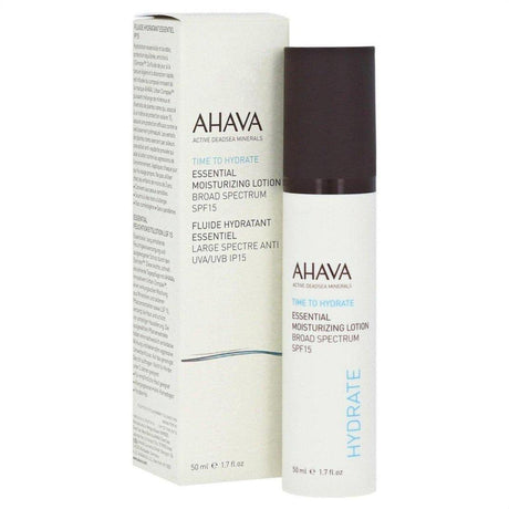 Ahava Time To Hydrate Essential Moisturising Lotion SPF15 50ml - Cosmetics Fragrance Direct-697045151646