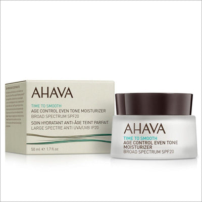 Ahava Time To Smooth Age Control Even Tone Moisturiser SPF20 50ml - Cosmetics Fragrance Direct-697045155019