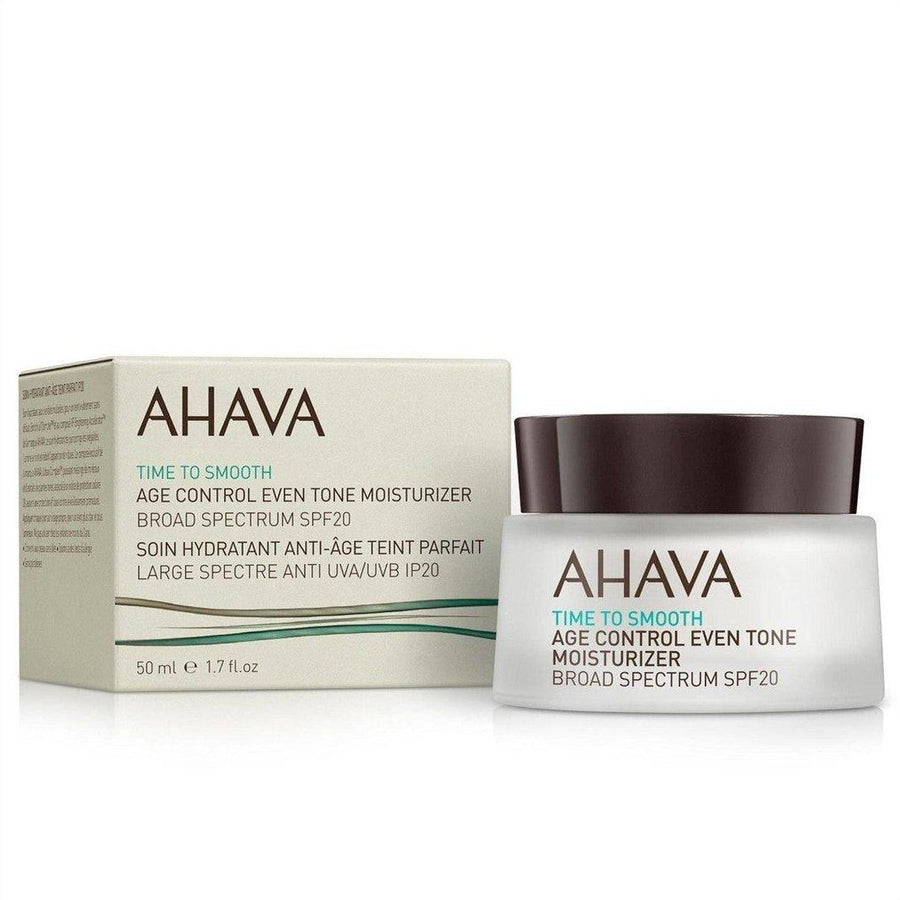 Ahava Time To Smooth Age Control Even Tone Moisturiser SPF20 50ml - Cosmetics Fragrance Direct-697045155019