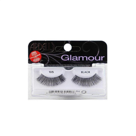 Ardell Glamour Lashes 105 Black - Cosmetics Fragrance Direct-074764605108