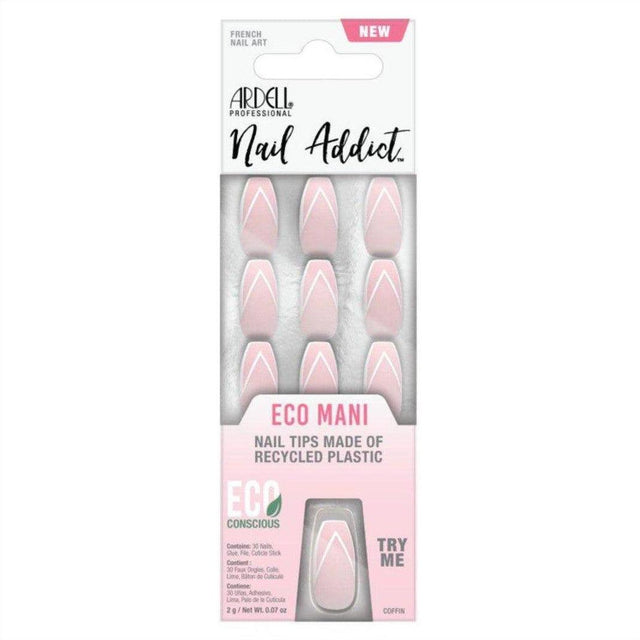 Ardell Nail Addict Eco Mani French Nail Art - Cosmetics Fragrance Direct-074764586391