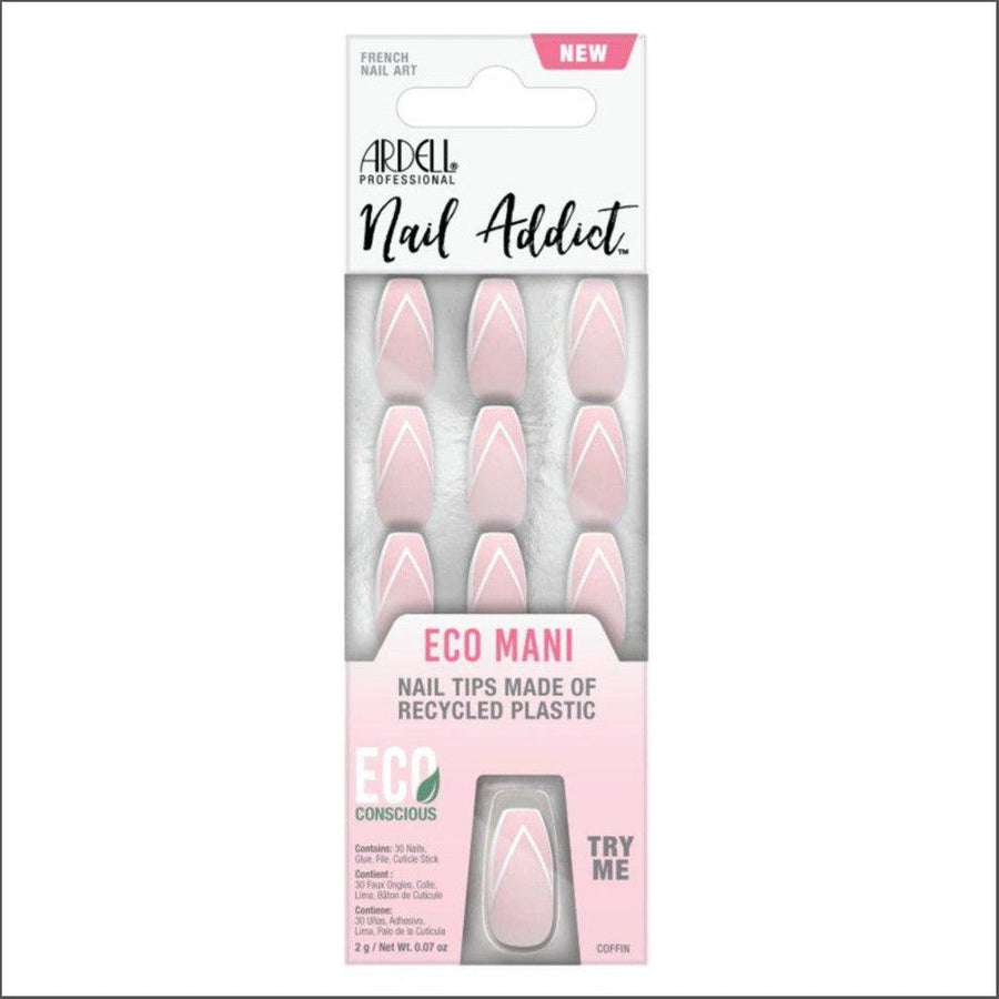 Ardell Nail Addict Eco Mani French Nail Art - Cosmetics Fragrance Direct-074764586391