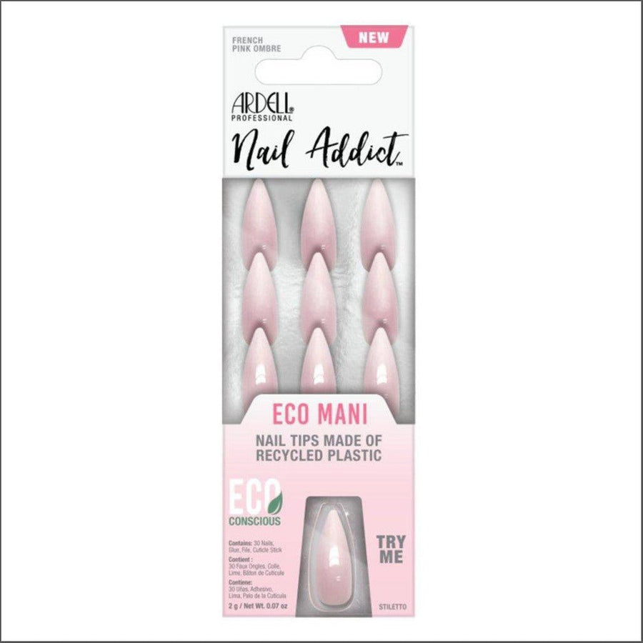 Ardell Nail Addict Eco Mani Pink Ombre - Cosmetics Fragrance Direct-0074764586407