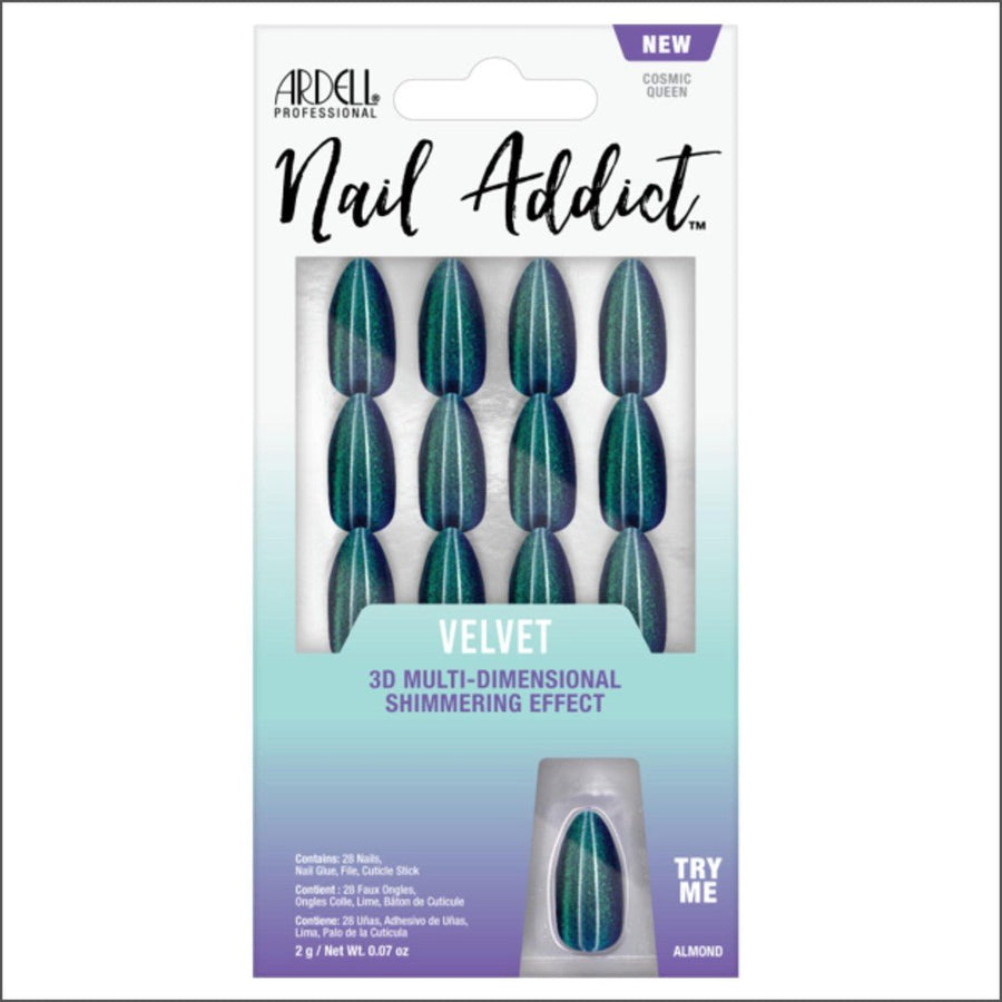 Ardell Professional Nail Addict Velvet Cosmic Queen Press On Nails - Cosmetics Fragrance Direct-