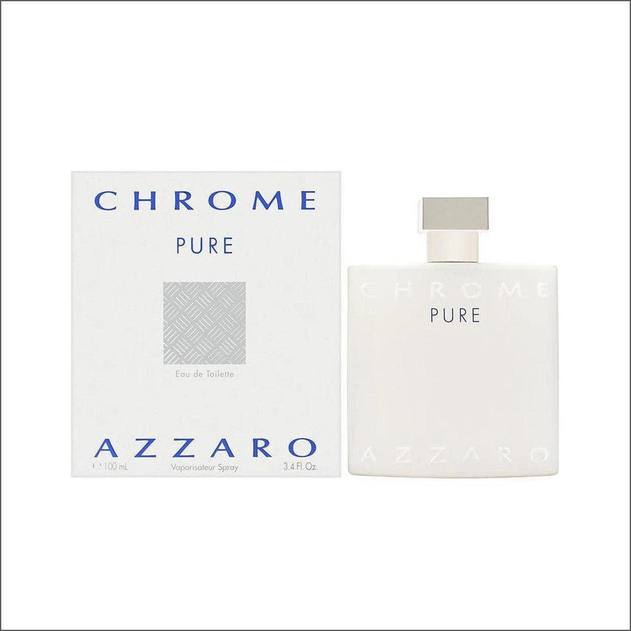 Azzaro Chrome Pure Eau de Toilette 100ml - Cosmetics Fragrance Direct-3351500005482