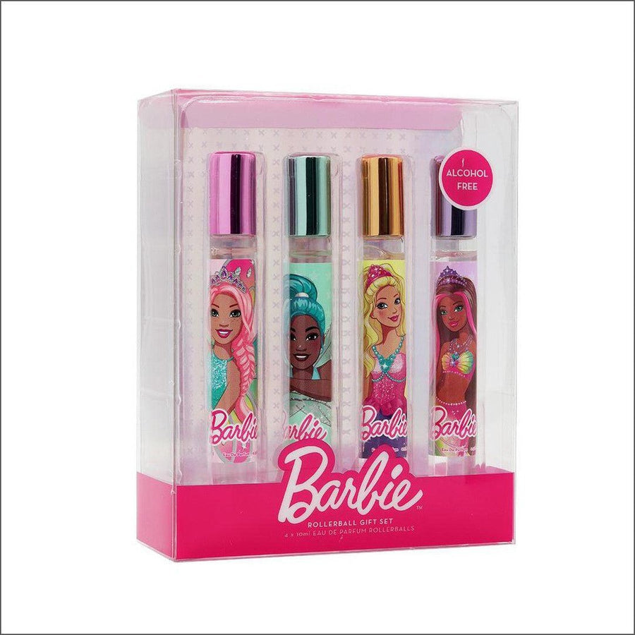 Barbie Mermaid 4x10ml Rollerball Gift Set - Cosmetics Fragrance Direct-9349830024260
