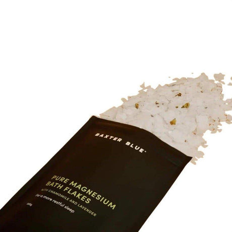 Baxter Blue Magnesium Bath Flakes Chamomile & Lavender 300g - Cosmetics Fragrance Direct-804589908463
