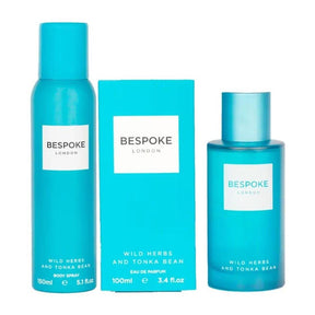 Bespoke London For Men Wild Herbs & Tonka Bean Gift Set - Cosmetics Fragrance Direct-5018389030421