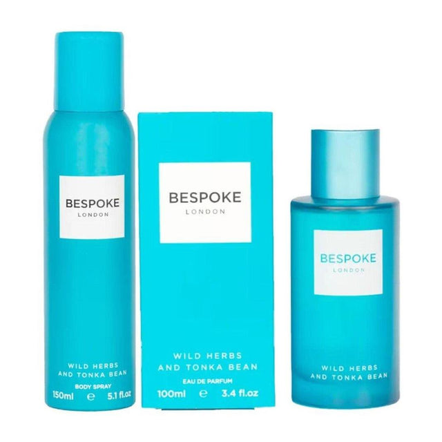 Bespoke London For Men Wild Herbs & Tonka Bean Gift Set - Cosmetics Fragrance Direct-5018389030421